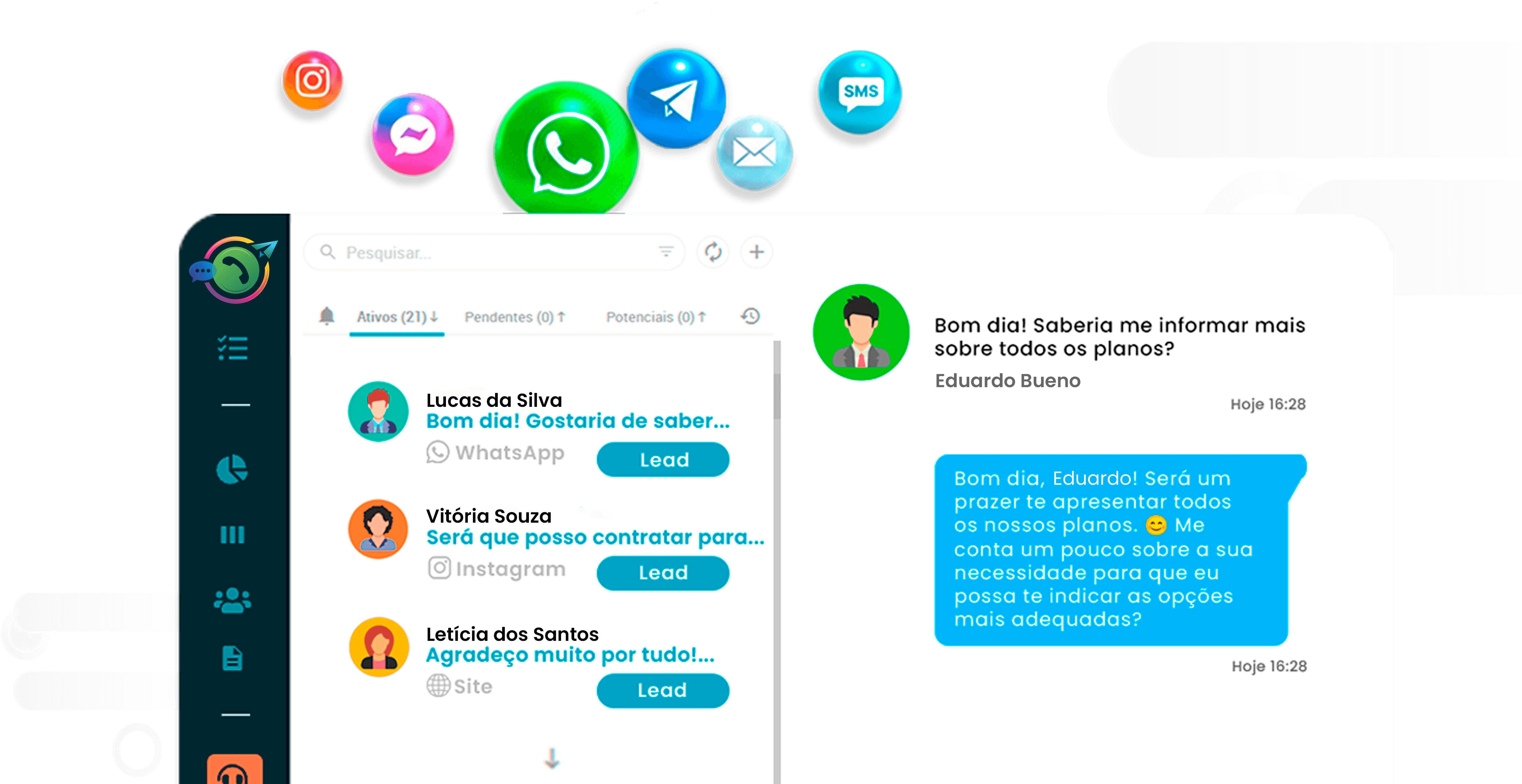 Atende 360 Gestão - Sistema completo de gestão WhatsApp